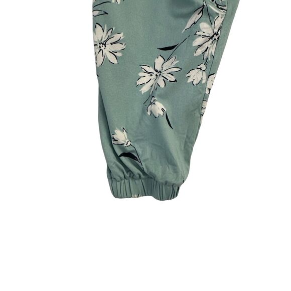 Girls Mint Green Ruffle Jumpsuit Size M Flowy Floral Boho Spring Outfit - Picture 2 of 13